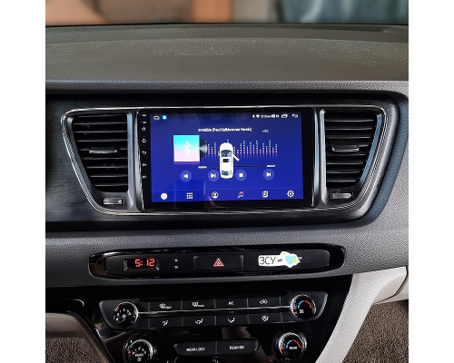 Штатная магнитола Lesko для Kia Sedona III 2014-2021 экран 9" 1/16Gb Wi-Fi GPS Base
