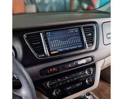 Штатная магнитола Lesko для Kia Sedona III 2014-2021 экран 9" 2/32Gb Wi-Fi GPS Base