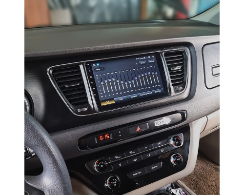 Штатная магнитола Lesko для Kia Sedona III 2014-2021 экран 9" 2/32Gb 4G Wi-Fi GPS Top