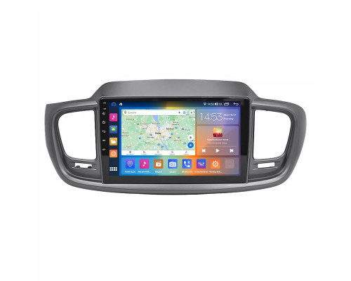Штатная магнитола Lesko для Kia Sorento III Prime 2014-2017 экран 10" 4/64Gb CarPlay 4G Wi-Fi GPS Prime