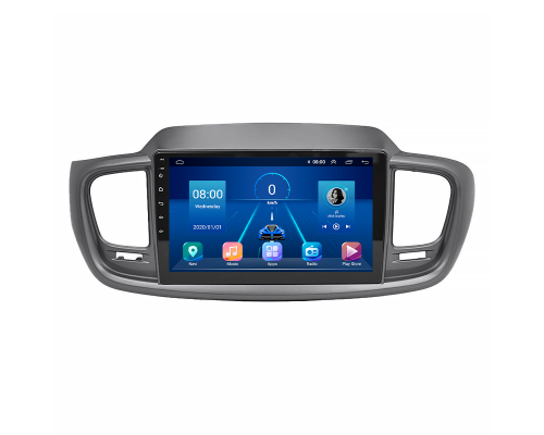 Штатная магнитола Lesko для Kia Sorento III Prime 2014-2017 экран 10" 2/32Gb 4G Wi-Fi GPS Top