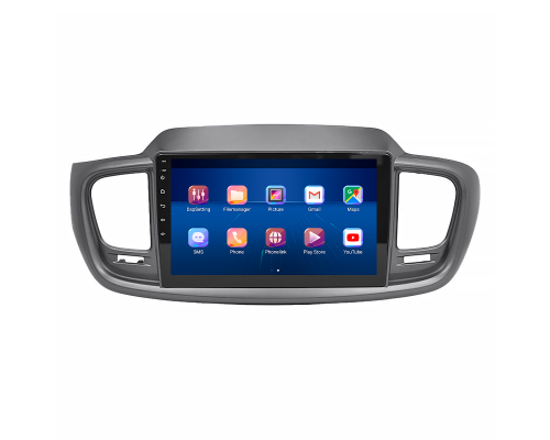 Штатная магнитола Lesko для Kia Sorento III Prime 2014-2017 экран 10" 2/32Gb 4G Wi-Fi GPS Top