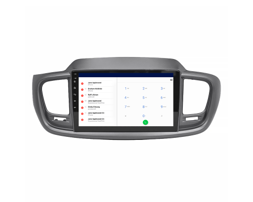 Штатная магнитола Lesko для Kia Sorento III Prime 2014-2017 экран 10" 4/32Gb 4G Wi-Fi GPS Top