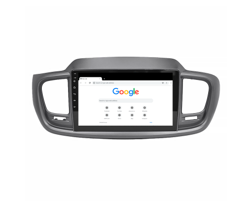 Штатная магнитола Lesko для Kia Sorento III Prime 2014-2017 экран 10" 4/32Gb 4G Wi-Fi GPS Top