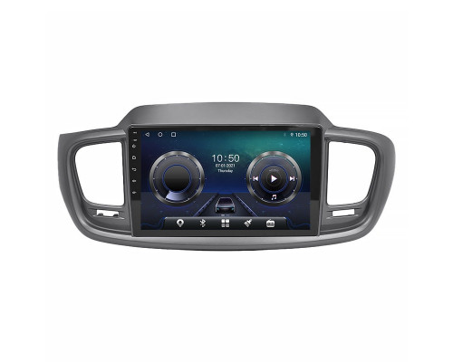 Штатная магнитола Lesko для Kia Sorento III Prime 2014-2017 экран 10" 4/64Gb 4G Wi-Fi GPS Top