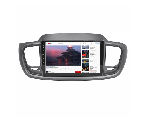 Штатная магнитола Lesko для Kia Sorento III Prime 2014-2017 экран 10" 4/64Gb 4G Wi-Fi GPS Top