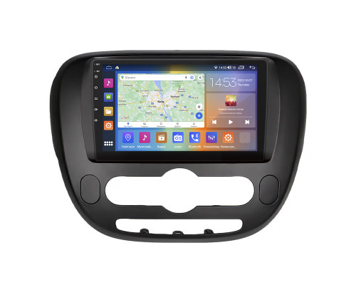 Штатная магнитола Lesko для Kia Soul II 2013-2016 экран 9" 2/32Gb CarPlay 4G Wi-Fi GPS Prime