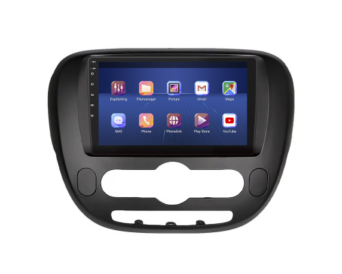 Штатная магнитола Lesko для Kia Soul II 2013-2016 экран 9" 2/32Gb 4G Wi-Fi GPS Top