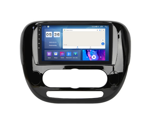 Штатная магнитола Lesko для Kia Soul II Рестайлинг 2016-2019 экран 9" 4/64Gb CarPlay 4G Wi-Fi GPS Prime