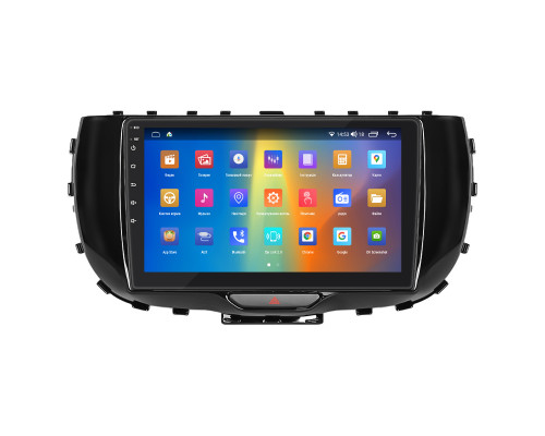 Штатная магнитола Lesko для Kia Soul III 2019-н.в. экран 9" 2/32Gb CarPlay 4G Wi-Fi GPS Prime