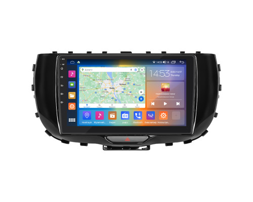 Штатная магнитола Lesko для Kia Soul III 2019-н.в. экран 9" 4/64Gb CarPlay 4G Wi-Fi GPS Prime