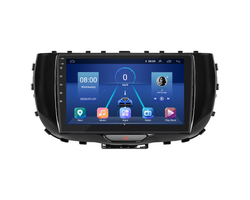 Штатная магнитола Lesko для Kia Soul III 2019-н.в. экран 9" 6/128Gb 4G Wi-Fi GPS Top
