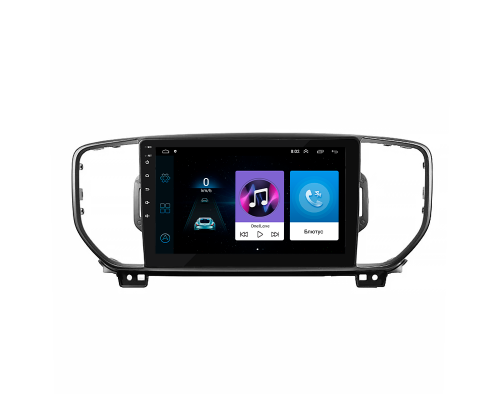 Штатная магнитола Lesko для Kia Sportage IV 2016-2018 экран 9" 1/16Gb Wi-Fi GPS Base