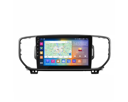 Штатная магнитола Lesko для Kia Sportage IV 2016-2018 экран 9" 2/32Gb CarPlay 4G Wi-Fi GPS Prime