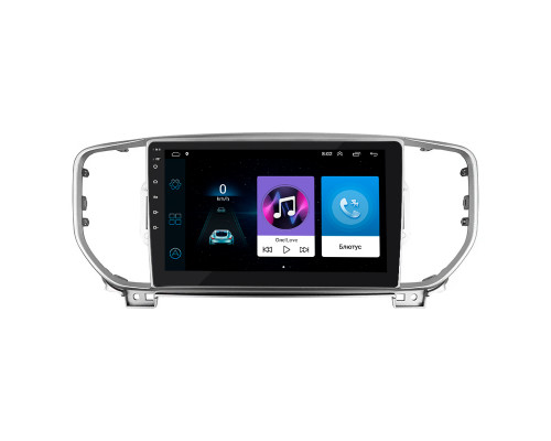 Штатная магнитола Lesko для Kia Sportage IV Рестайлинг 2018-н.в. экран 9" 1/16Gb Wi-Fi GPS Base
