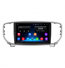 Штатная магнитола Lesko для Kia Sportage IV Рестайлинг 2018-н.в. экран 9" 2/32Gb Wi-Fi GPS Base