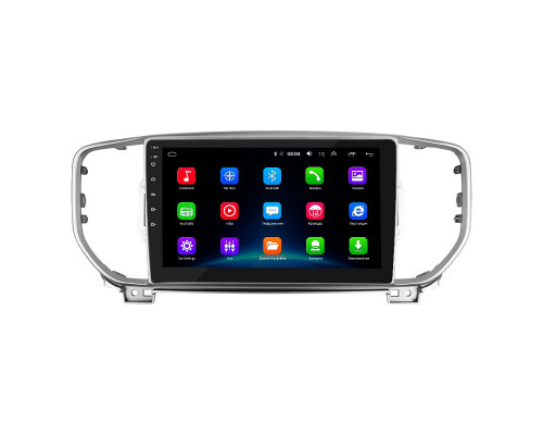Штатная магнитола Lesko для Kia Sportage IV Рестайлинг 2018-н.в. экран 9" 2/32Gb Wi-Fi GPS Base