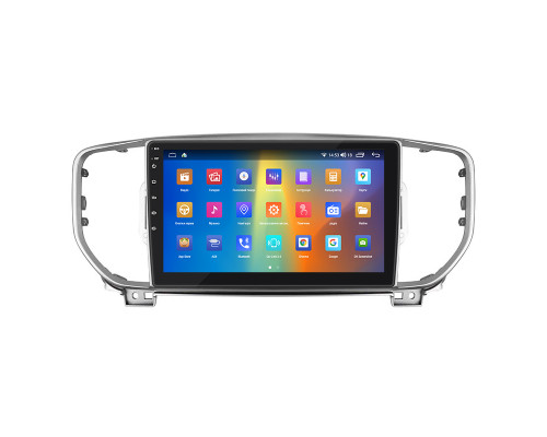 Штатная магнитола Lesko для Kia Sportage IV Рестайлинг 2018-н.в. экран 9" 2/32Gb CarPlay 4G Wi-Fi GPS Prime