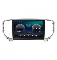 Штатная магнитола Lesko для Kia Sportage IV Рестайлинг 2018-н.в. экран 9" 4/64Gb 4G Wi-Fi GPS Top
