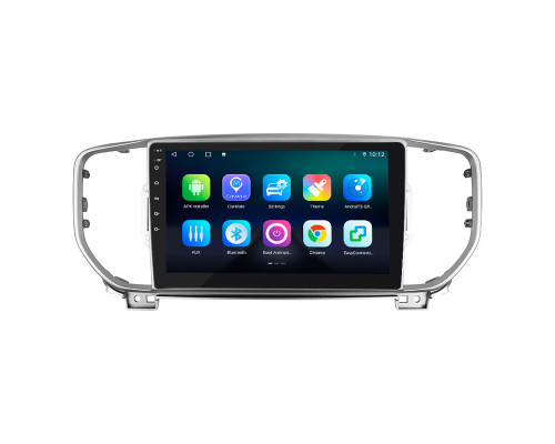 Штатная магнитола Lesko для Kia Sportage IV Рестайлинг 2018-н.в. экран 9" 4/64Gb 4G Wi-Fi GPS Top