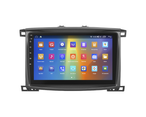 Штатная магнитола Lesko для Lexus LX II Рестайлинг 2002-2007 экран 10" 2/32Gb CarPlay 4G Wi-Fi GPS Prime