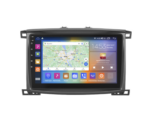Штатная магнитола Lesko для Lexus LX II Рестайлинг 2002-2007 экран 10" 4/64Gb CarPlay 4G Wi-Fi GPS Prime