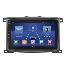 Штатная магнитола Lesko для Lexus LX II Рестайлинг 2002-2007 экран 10" 2/32Gb 4G Wi-Fi GPS Top