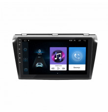 Штатная магнитола Lesko для Mazda 3 I (BK) Рестайлинг 2006-2009 экран 9" 1/16Gb Wi-Fi GPS Base