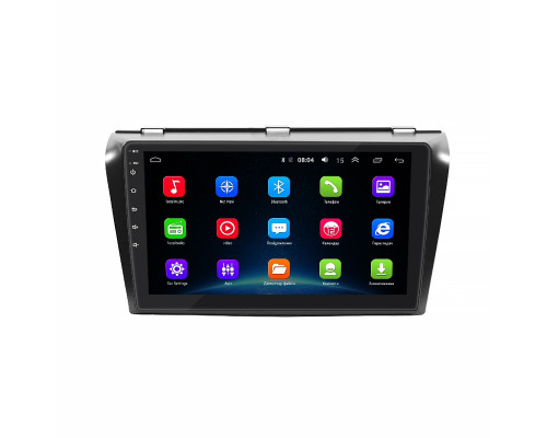 Штатная магнитола Lesko для Mazda 3 I (BK) Рестайлинг 2006-2009 экран 9" 2/32Gb Wi-Fi GPS Base
