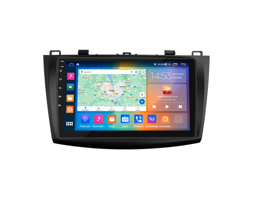 Штатная магнитола Lesko для Mazda 3 II (BL) 2008-2011 экран 9" 4/64Gb CarPlay 4G Wi-Fi GPS Prime