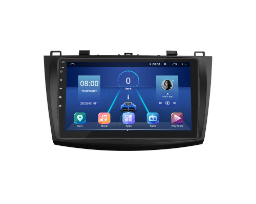 Штатная магнитола Lesko для Mazda 3 II (BL) 2008-2011 экран 9" 2/32Gb 4G Wi-Fi GPS Top