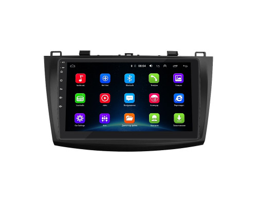 Штатная магнитола Lesko для Mazda 3 II (BL) Рестайлинг 2011-2013 экран 9" 2/32Gb Wi-Fi GPS Base