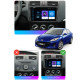 Штатная магнитола Lesko для Mazda 3 II (BL) Рестайлинг 2011-2013 экран 9" 2/32Gb 4G Wi-Fi GPS Top