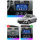 Штатная магнитола Lesko для Mazda 3 II (BL) Рестайлинг 2011-2013 экран 9" 6/128Gb 4G Wi-Fi GPS Top