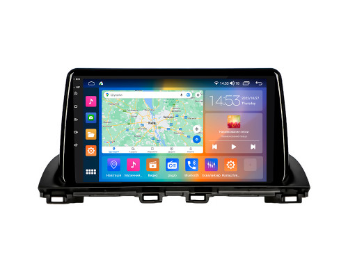 Штатная магнитола Lesko для Mazda 3 III (BM) 2013-2017 экран 9" 2/32Gb CarPlay 4G Wi-Fi GPS Prime