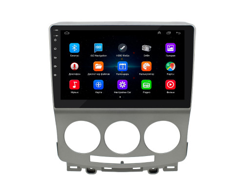 Штатная магнитола Lesko для Mazda 5 I (CR) Рестайлинг 2007-2010 экран 9" 1/16Gb Wi-Fi GPS Base
