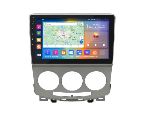 Штатная магнитола Lesko для Mazda 5 I (CR) Рестайлинг 2007-2010 экран 9" 2/32Gb CarPlay 4G Wi-Fi GPS Prime