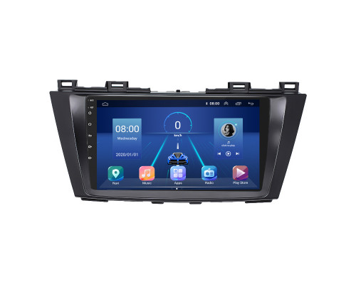 Штатная магнитола Lesko для Mazda 5 II (CW) 2010-2015 экран 9" 6/128Gb 4G Wi-Fi GPS Top
