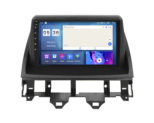 Штатная магнитола Lesko для Mazda 6 I (GG) 2002-2005 экран 9" 4/64Gb CarPlay 4G Wi-Fi GPS Prime