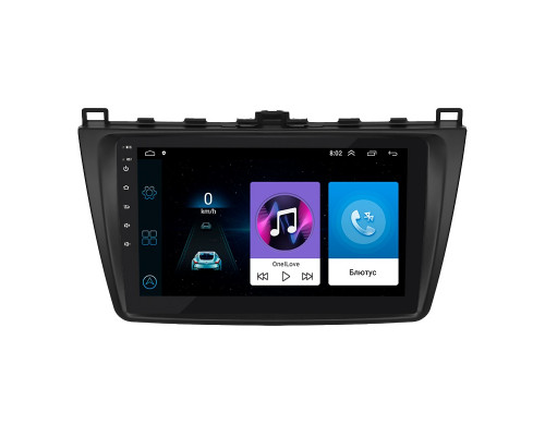 Штатная магнитола Lesko для Mazda 6 II (GH) 2007-2009 экран 9" 1/16Gb Wi-Fi GPS Base