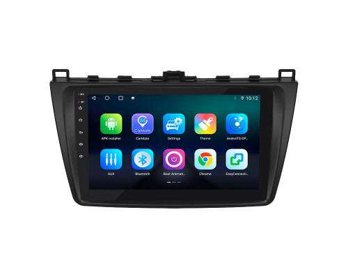 Штатная магнитола Lesko для Mazda 6 II (GH) 2007-2009 экран 9" 4/64Gb 4G Wi-Fi GPS Top