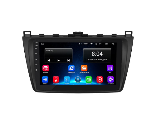 Штатная магнитола Lesko для Mazda 6 II (GH) Рестайлинг 2009-2013 экран 9" 2/32Gb Wi-Fi GPS Base