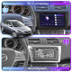 Штатная магнитола Lesko для Mazda 6 II (GH) Рестайлинг 2009-2013 экран 9" 2/32Gb 4G Wi-Fi GPS Top