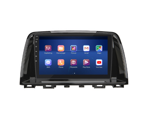 Штатная магнитола Lesko для Mazda 6 III (GJ) 2012-2015 экран 9" 2/32Gb Wi-Fi GPS Base