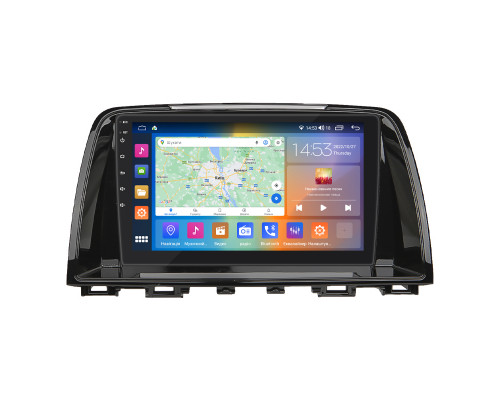 Штатная магнитола Lesko для Mazda 6 III (GJ) 2012-2015 экран 9" 4/64Gb CarPlay 4G Wi-Fi GPS Prime