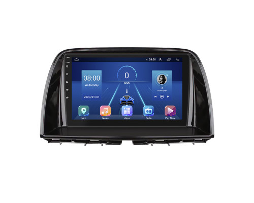 Штатная магнитола Lesko для Mazda CX-5 I 2011-2015 экран 9" 2/32Gb 4G Wi-Fi GPS Top