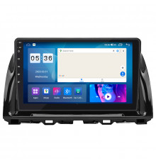 Штатная магнитола Lesko для Mazda CX-5 I Рестайлинг 2015-2017 экран 10" 4/64Gb CarPlay 4G Wi-Fi GPS Prime