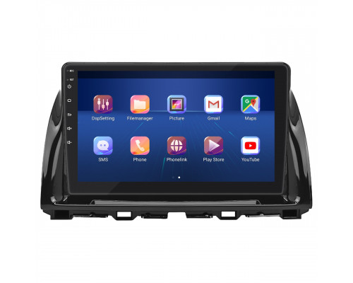 Штатная магнитола Lesko для Mazda CX-5 I Рестайлинг 2015-2017 экран 10" 6/128Gb 4G Wi-Fi GPS Top