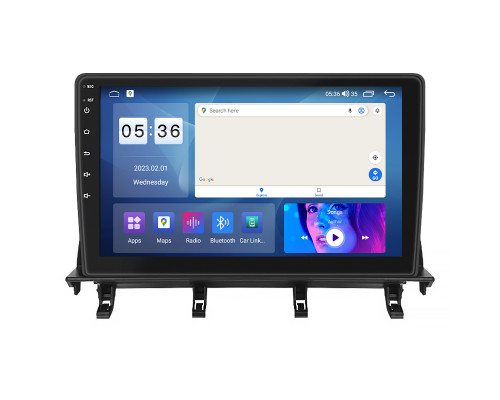 Штатная магнитола Lesko для Mazda Demio II (DY) 2002-2007 экран 10" 4/64Gb CarPlay 4G Wi-Fi GPS Prime