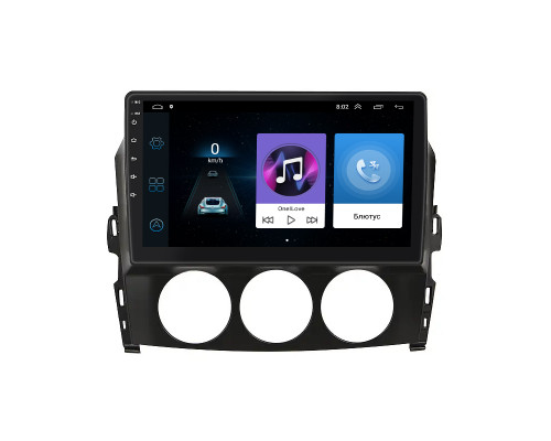 Штатная магнитола Lesko для Mazda MX-5 III (NC) Рестайлинг 2008-2015 экран 9" 1/16Gb Wi-Fi GPS Base